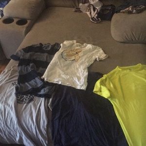 Mix of short sleeve shirts